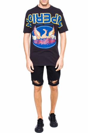 Denim shorts with holes, zdjęcie 2 Denim shorts with holes od Diesel
